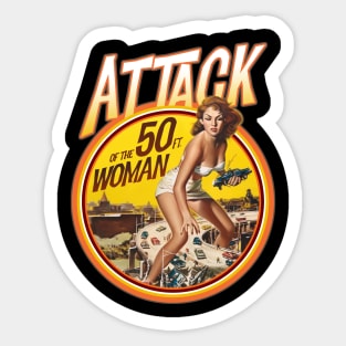 Classic 50s Science fiction Sticker